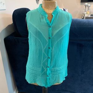 Tahari silk blouse